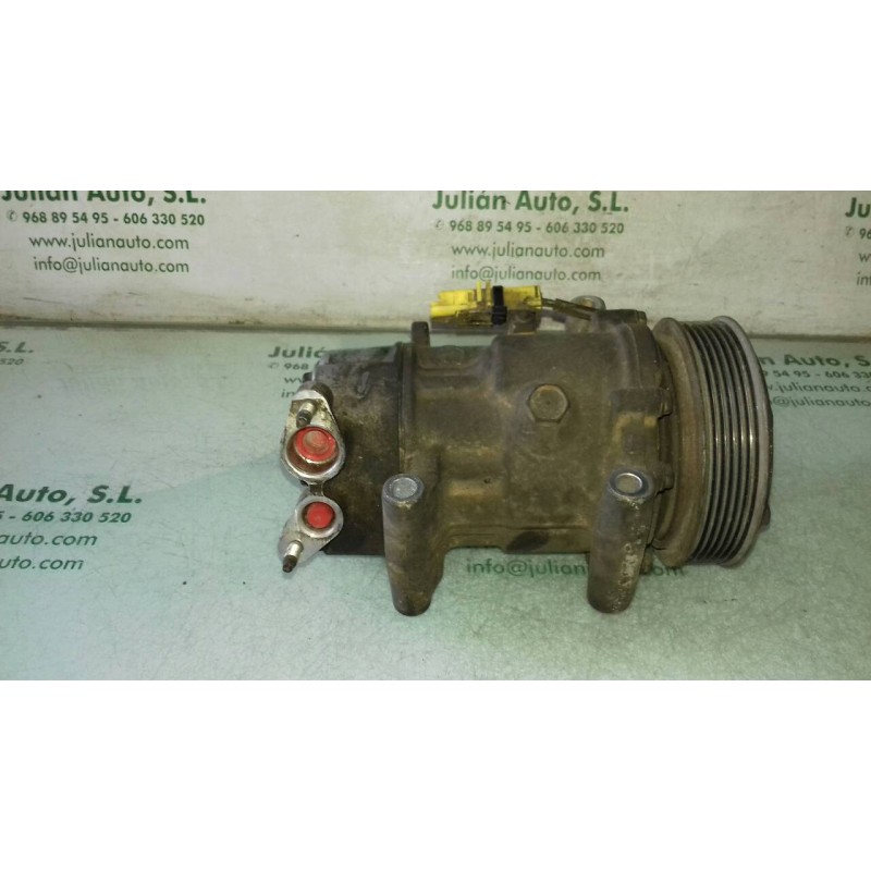 Recambio de compresor aire acondicionado para citroen c3 hdi 70 furio referencia OEM IAM 9655191680 SD6V12 SANDEN