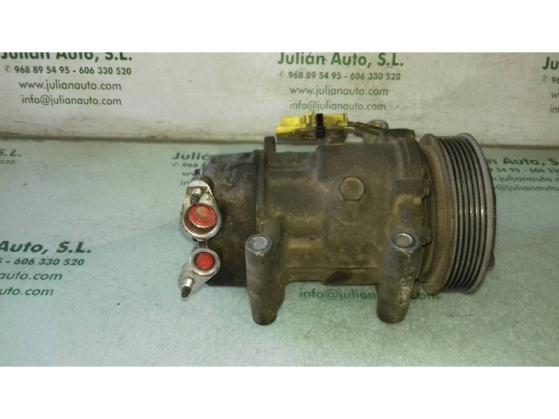 Recambio de compresor aire acondicionado para citroen c3 hdi 70 furio referencia OEM IAM 9655191680 SD6V12 SANDEN