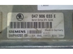 Recambio de centralita motor uce para skoda fabia (6y2/6y3) 1.4 16v referencia OEM IAM 047906033E 5WP4420208 SIEMENS 2
