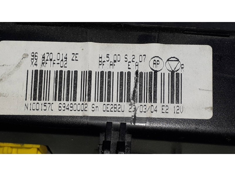 Recambio de mando climatizador para citroen c5 berlina 2.0 hdi sx referencia OEM IAM 96470014  VALEO