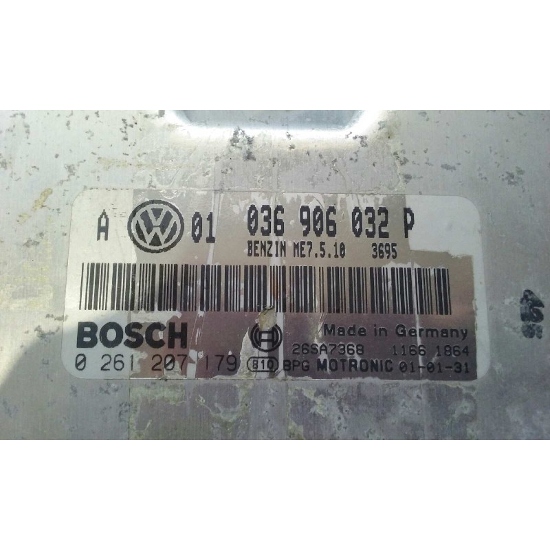 Recambio de centralita motor uce para volkswagen golf iv berlina (1j1) conceptline referencia OEM IAM 036906032P 0261207179 KIT 