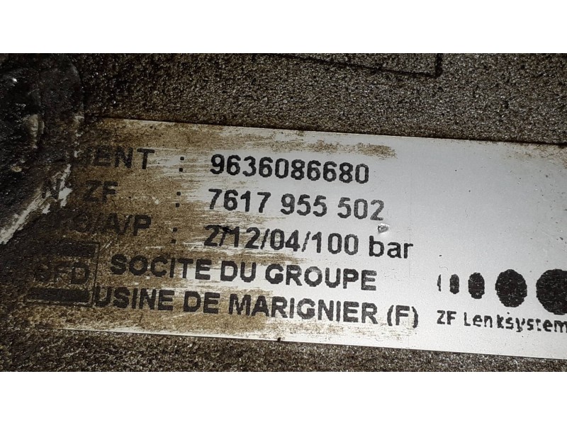 Recambio de bomba direccion para citroen c5 berlina 2.0 hdi sx referencia OEM IAM 9636086680 9637000880 7617955502