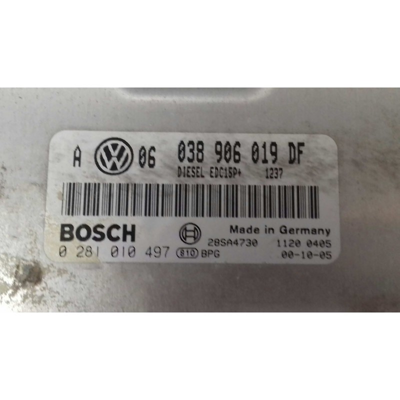 Recambio de centralita motor uce para volkswagen golf iv berlina (1j1) conceptline referencia OEM IAM 0281010497 038906019DF BOS