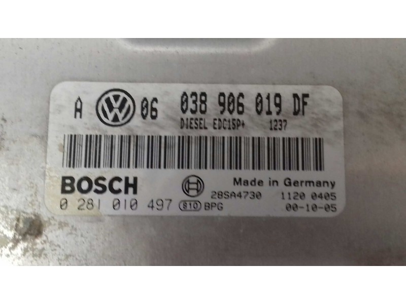 Recambio de centralita motor uce para volkswagen golf iv berlina (1j1) conceptline referencia OEM IAM 0281010497 038906019DF BOS