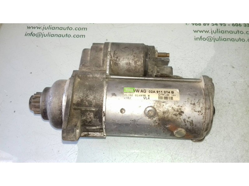 Recambio de motor arranque para seat ibiza (6l1) signo referencia OEM IAM 02A911024B D7RS30 VALEO