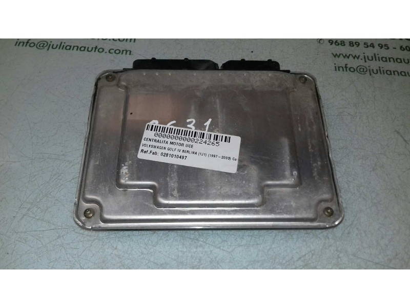 Recambio de centralita motor uce para volkswagen golf iv berlina (1j1) conceptline referencia OEM IAM 0281010497 038906019DF BOS
