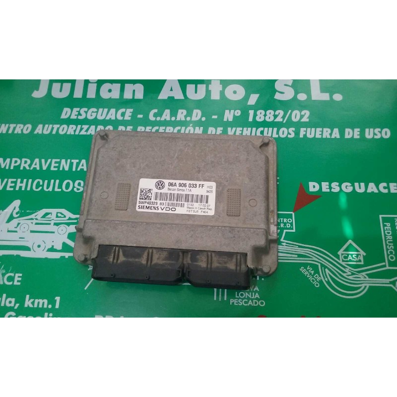 Recambio de centralita motor uce para seat leon (1p1) reference referencia OEM IAM 06A906033FF 5WP40329 KIT - SIEMENS - VDO