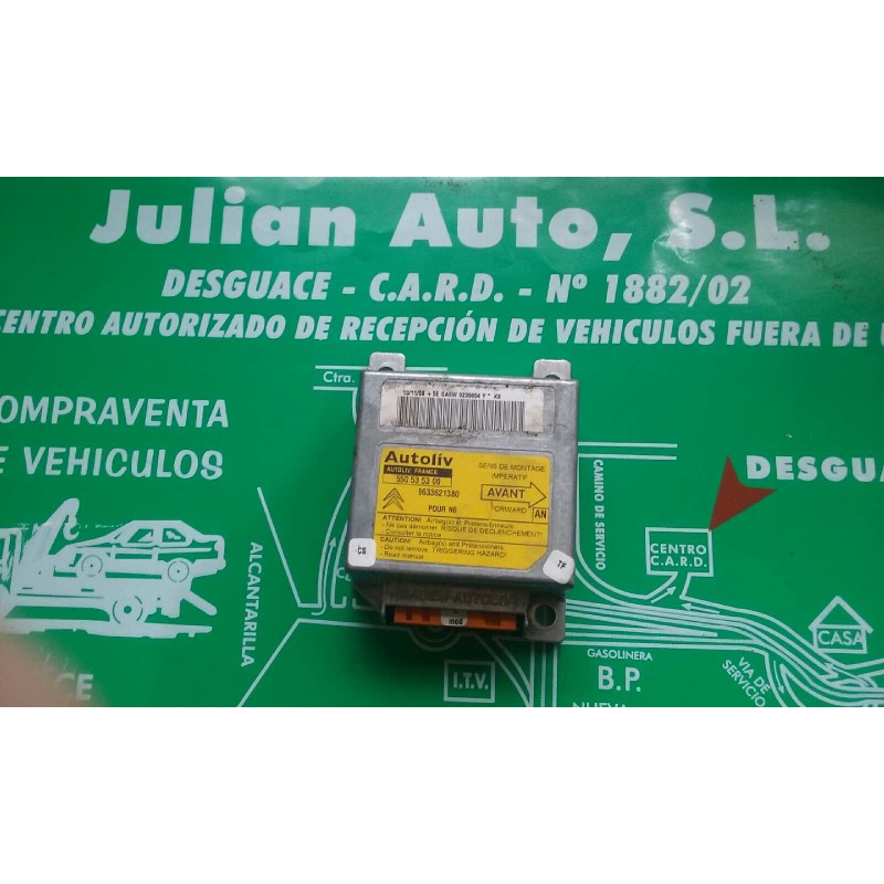 Recambio de centralita airbag para citroen xsara berlina 1.9 td sx referencia OEM IAM 550535300 9633621380 AUTOLIV