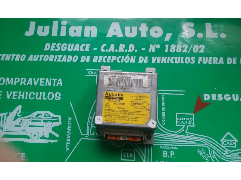 Recambio de centralita airbag para citroen xsara berlina 1.9 td sx referencia OEM IAM 550535300 9633621380 AUTOLIV