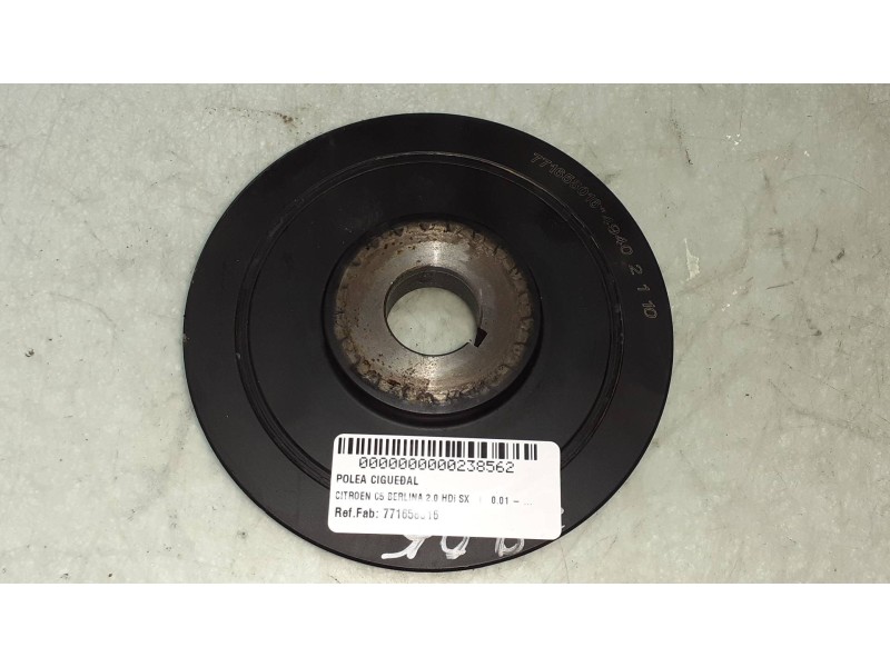 Recambio de polea cigueñal para citroen c5 berlina 2.0 hdi sx referencia OEM IAM 771658016 49402110 
