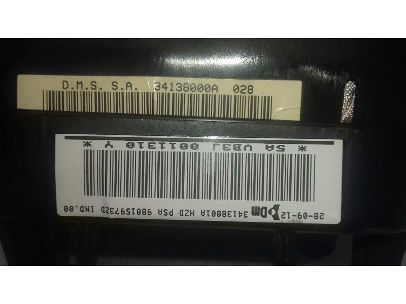 Recambio de airbag delantero izquierdo para citroen c5 berlina millenium referencia OEM IAM 98015973ZD  