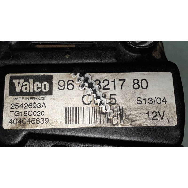 Recambio de alternador para citroen c5 berlina 2.0 hdi sx referencia OEM IAM 9646321780 VALEO CL15