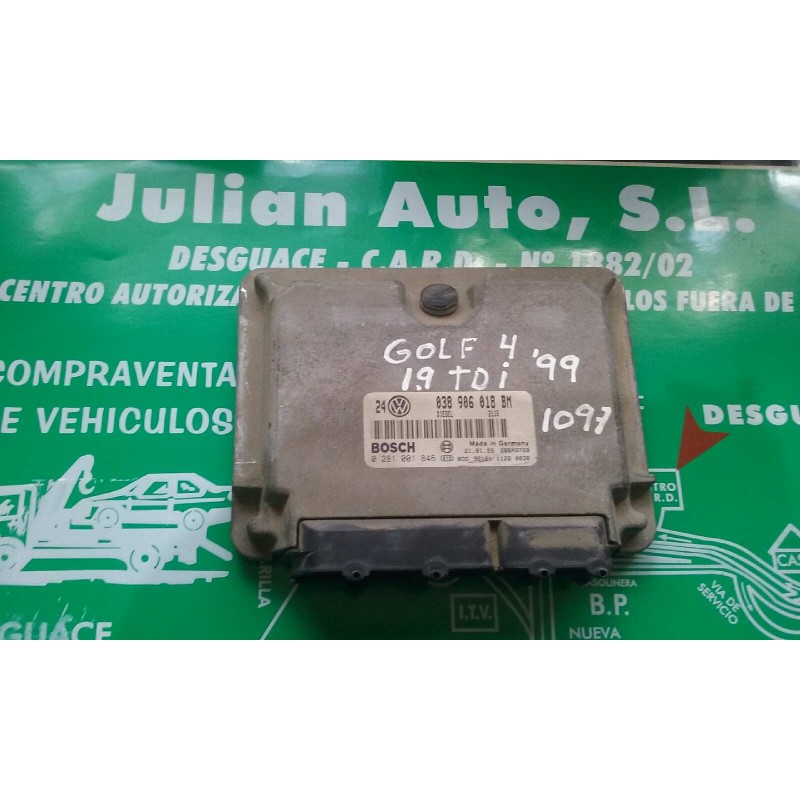 Recambio de centralita motor uce para volkswagen golf iv berlina (1j1) básico referencia OEM IAM 038906018BM 0281001846 KIT - BO