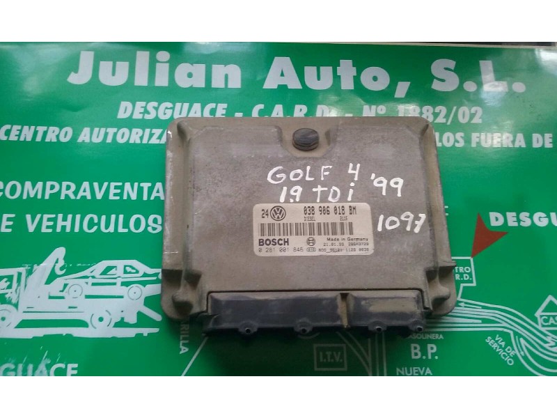 Recambio de centralita motor uce para volkswagen golf iv berlina (1j1) básico referencia OEM IAM 038906018BM 0281001846 KIT - BO