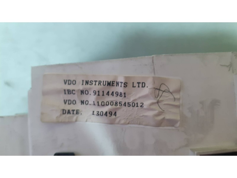 Recambio de cuadro instrumentos para opel frontera a básico referencia OEM IAM 91144981  87001271