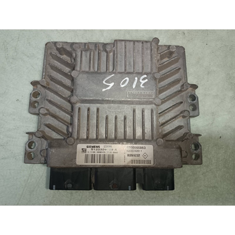 Recambio de centralita motor uce para renault megane ii classic berlina dynamique referencia OEM IAM 8200565863 8200592611 S1223