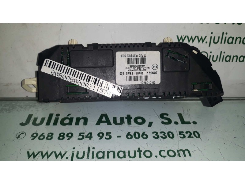 Recambio de pantalla multifuncion para citroen c4 berlina vtr plus referencia OEM IAM 9662225980 169607 1026010