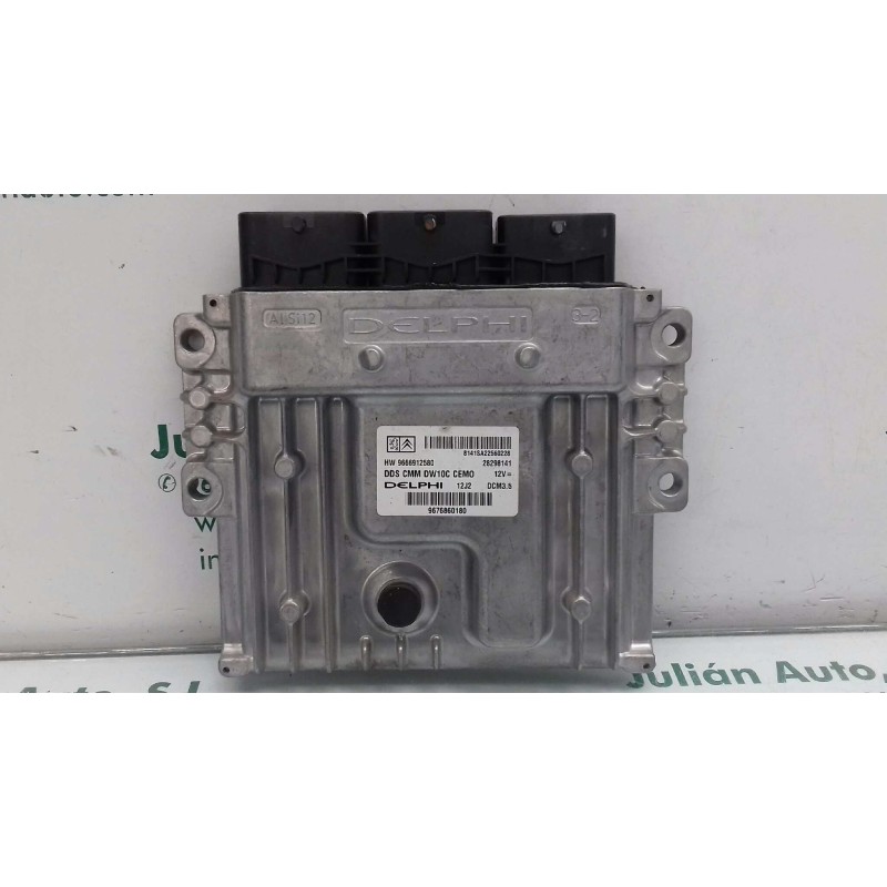 Recambio de centralita motor uce para citroen c5 berlina millenium referencia OEM IAM 9676860180 HW9666912580 KIT - DELPHI