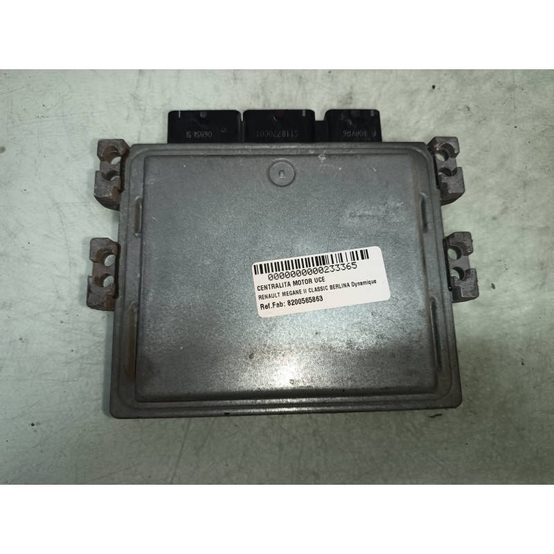 Recambio de centralita motor uce para renault megane ii classic berlina dynamique referencia OEM IAM 8200565863 8200592611 S1223