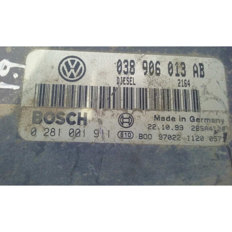 Recambio de centralita motor uce para seat ibiza (6k1) select referencia OEM IAM 038906013AB 0281001911 KIT - BOSCH