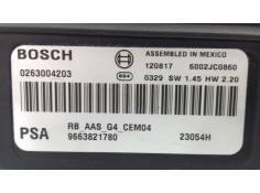 Recambio de modulo electronico para citroen c5 berlina millenium referencia OEM IAM 0263004203 PSA9663821780 APARCAMIENTO 2