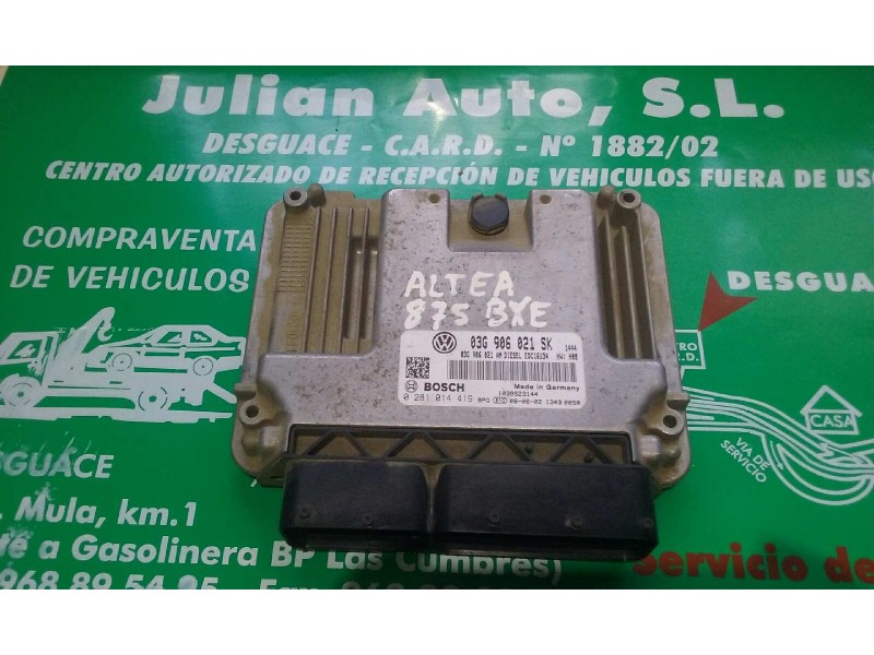 Recambio de centralita motor uce para seat altea xl (5p5) reference referencia OEM IAM 03G906021SK 0281014419 KIT - BOSCH