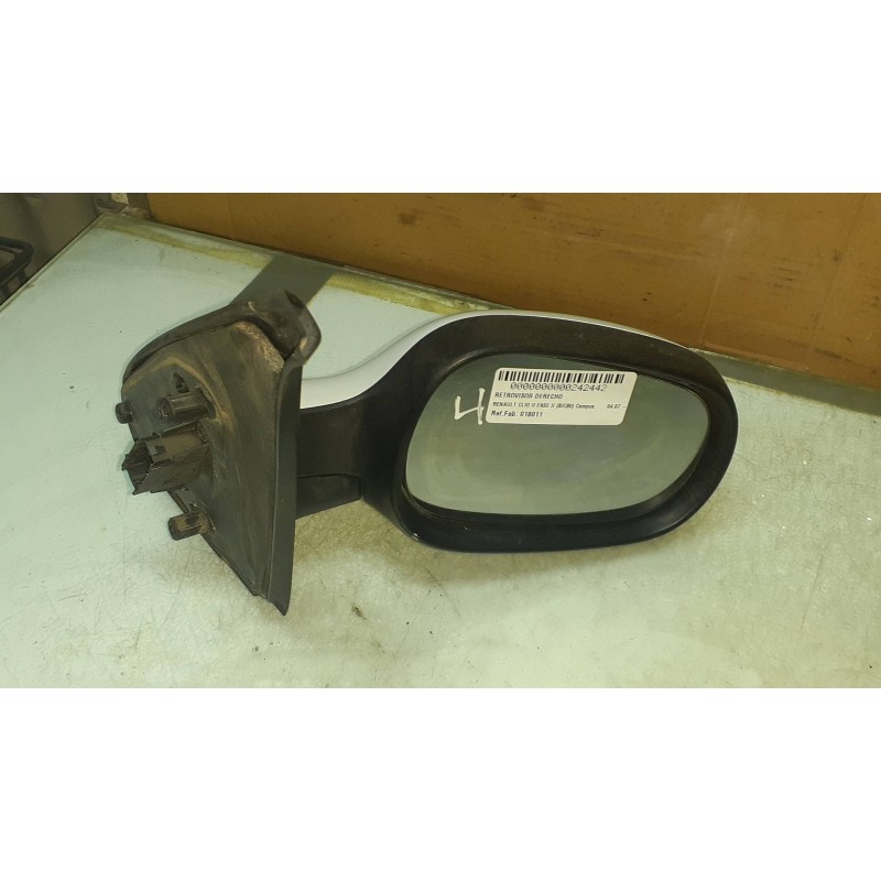 Recambio de retrovisor derecho para renault clio ii fase ii (b/cb0) campus referencia OEM IAM 018011  ELECTRICO