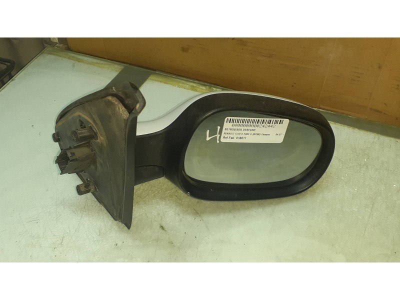 Recambio de retrovisor derecho para renault clio ii fase ii (b/cb0) campus referencia OEM IAM 018011  ELECTRICO