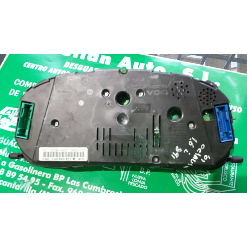 Recambio de cuadro instrumentos para skoda octavia berlina (1u2) classic referencia OEM IAM 1U0920811B 110080146007 VDO