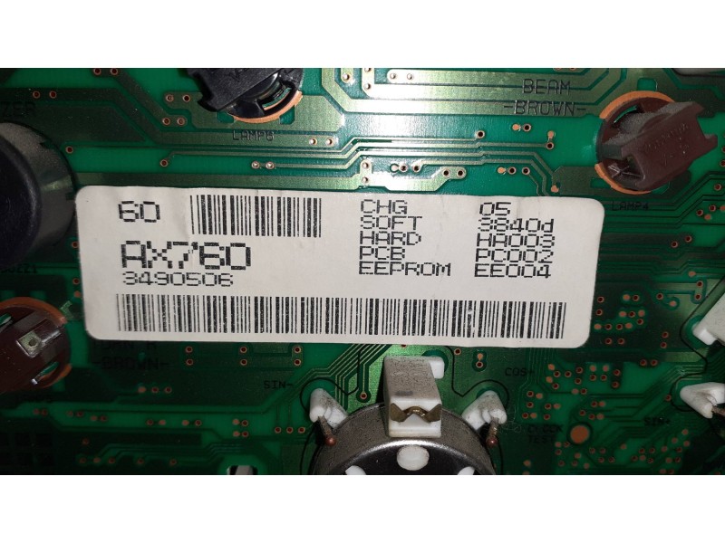 Recambio de cuadro instrumentos para nissan micra (k12e) acenta referencia OEM IAM AX760 3490506 