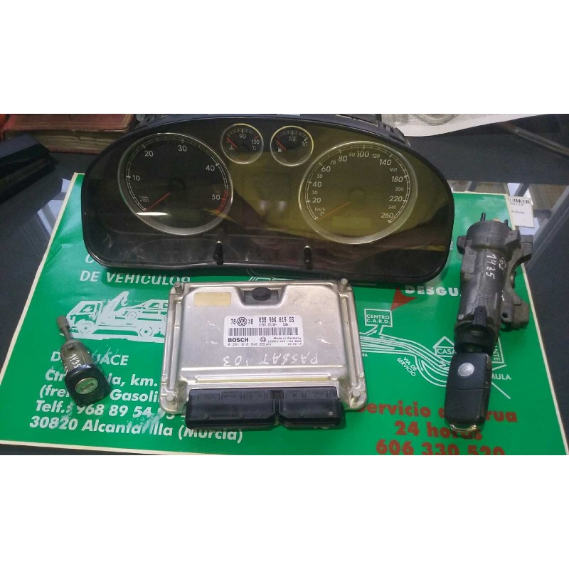 Recambio de centralita motor uce para volkswagen passat berlina (3b3) advance referencia OEM IAM 038906019GS 0281010940 KIT - BO