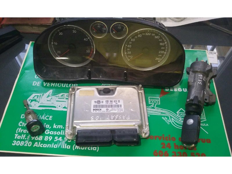Recambio de centralita motor uce para volkswagen passat berlina (3b3) advance referencia OEM IAM 038906019GS 0281010940 KIT - BO