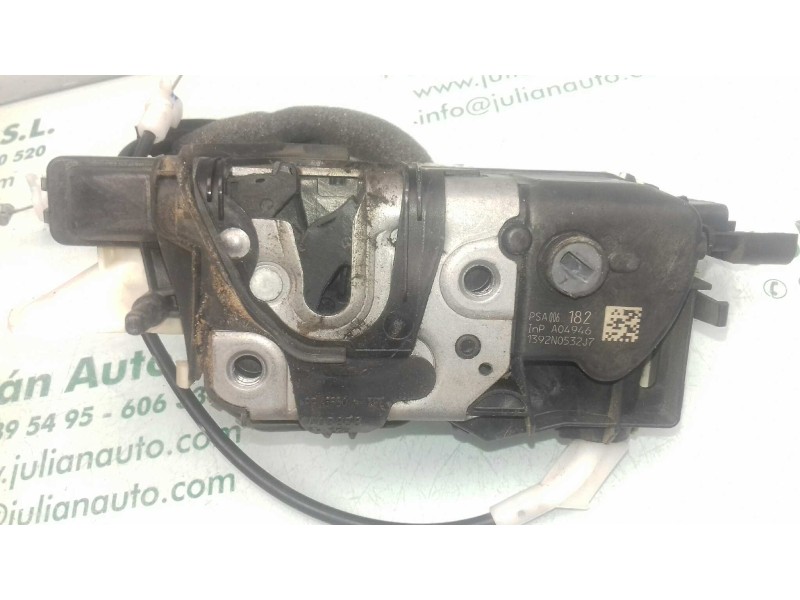 Recambio de cerradura puerta delantera izquierda para citroen c5 berlina millenium referencia OEM IAM 006182 A04946 1392N0532J7