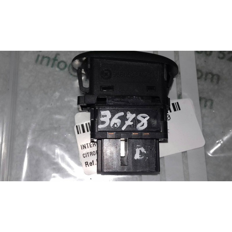Recambio de mando elevalunas delantero derecho para citroen c2 furio referencia OEM IAM 96605364XT PA66GF15 4+3 PINES