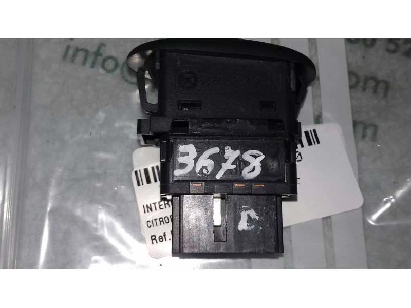 Recambio de mando elevalunas delantero derecho para citroen c2 furio referencia OEM IAM 96605364XT PA66GF15 4+3 PINES