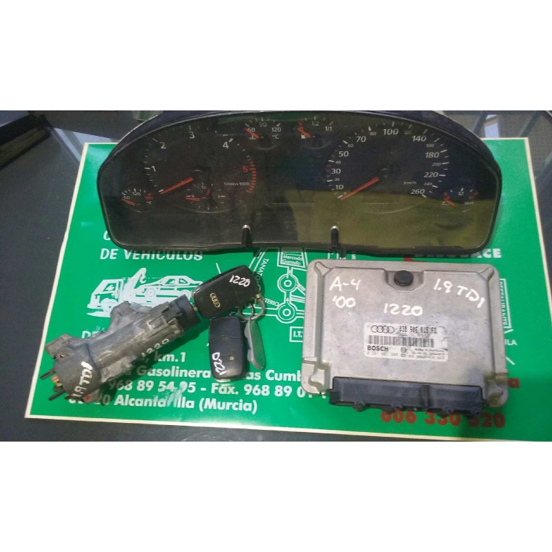 Recambio de centralita motor uce para audi a4 berlina (b5) 1.9 tdi referencia OEM IAM 038906018FD 0281001966 KIT - BOSCH