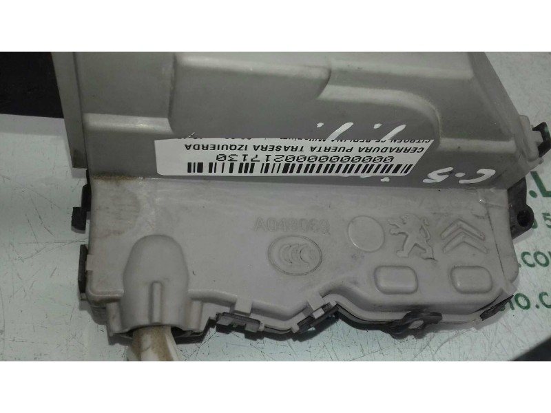 Recambio de cerradura puerta trasera izquierda para citroen c5 berlina millenium referencia OEM IAM A048069 2392N1621J2 A04987