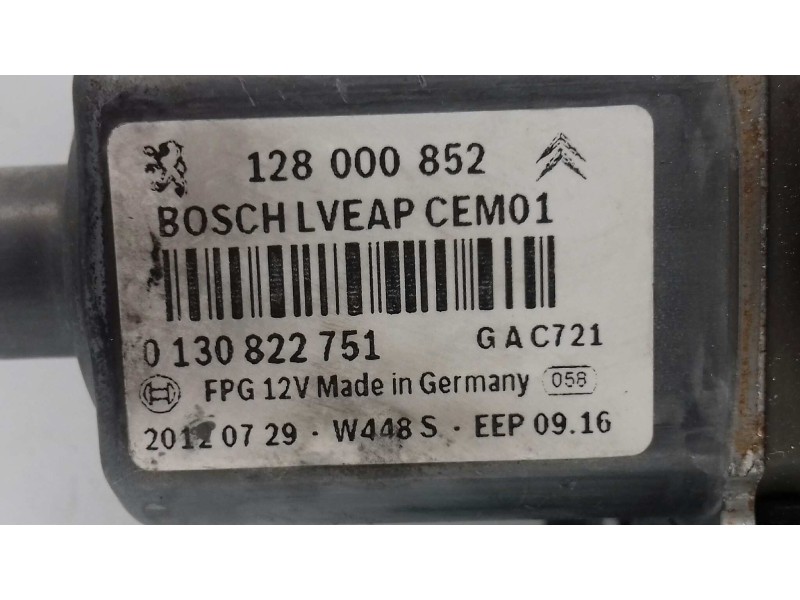 Recambio de elevalunas trasero izquierdo para citroen c5 berlina millenium referencia OEM IAM 0130822751 128000852 ELECTRICO