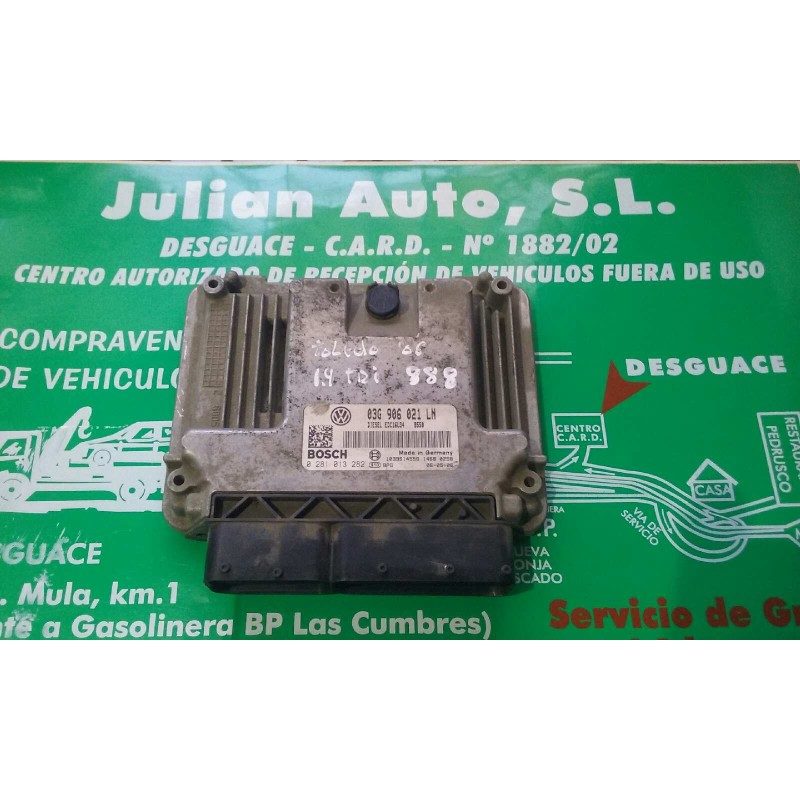 Recambio de centralita motor uce para seat toledo (5p2) exclusive referencia OEM IAM 03G906021LN 0281013282 KIT - BOSCH