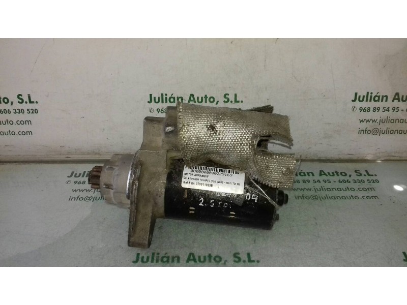 Recambio de motor arranque para volkswagen touareg (7la) tdi r5 referencia OEM IAM 070911023B 0001125600 BOSCH
