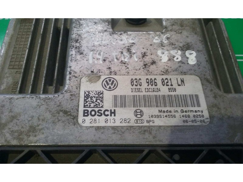 Recambio de centralita motor uce para seat toledo (5p2) exclusive referencia OEM IAM 03G906021LN 0281013282 KIT - BOSCH