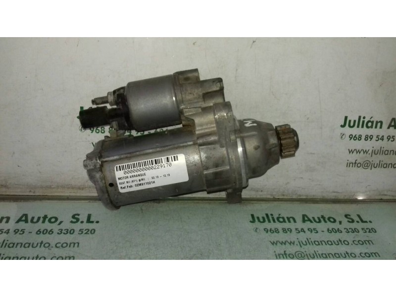 Recambio de motor arranque para seat mii (kf1) @mii referencia OEM IAM 02M911021H 0001177006 BOSCH