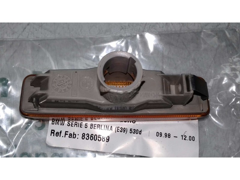 Recambio de piloto lateral derecho para bmw serie 5 berlina (e39) 530d referencia OEM IAM 8360589  SIN PORTALAMPARAS