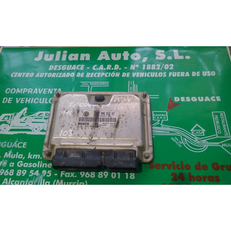 Recambio de centralita motor uce para seat toledo (1m2) stella referencia OEM IAM 038906012AT 0281010062 KIT - BOSCH