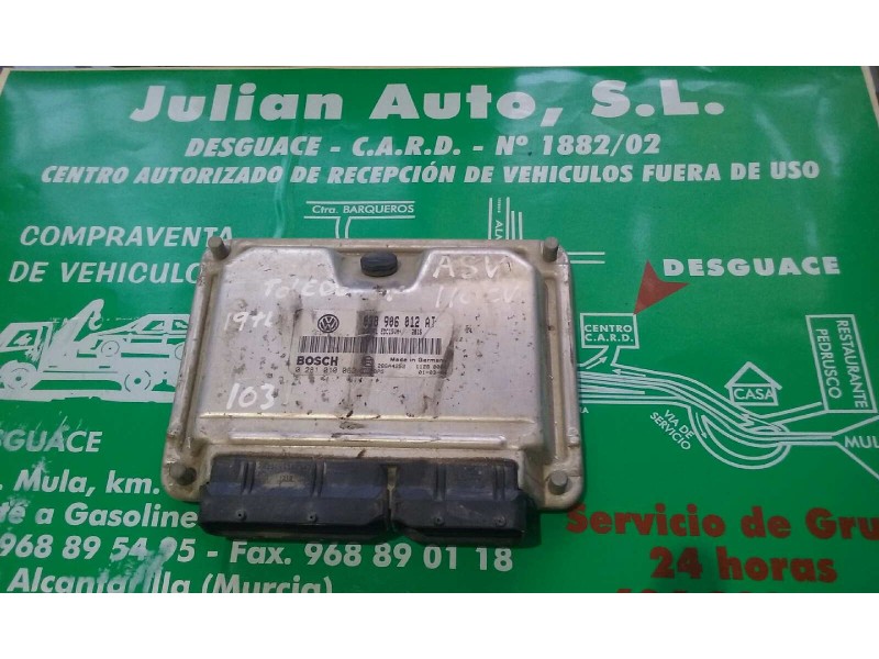 Recambio de centralita motor uce para seat toledo (1m2) stella referencia OEM IAM 038906012AT 0281010062 KIT - BOSCH