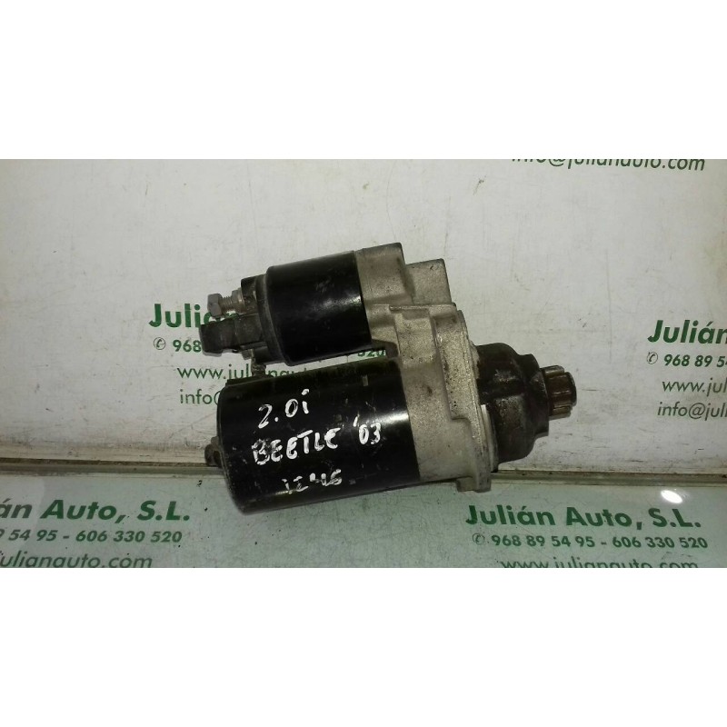 Recambio de motor arranque para volkswagen new beetle cabriolet (1y7) 2.0 referencia OEM IAM 02A911023L 0001121008 BOSCH