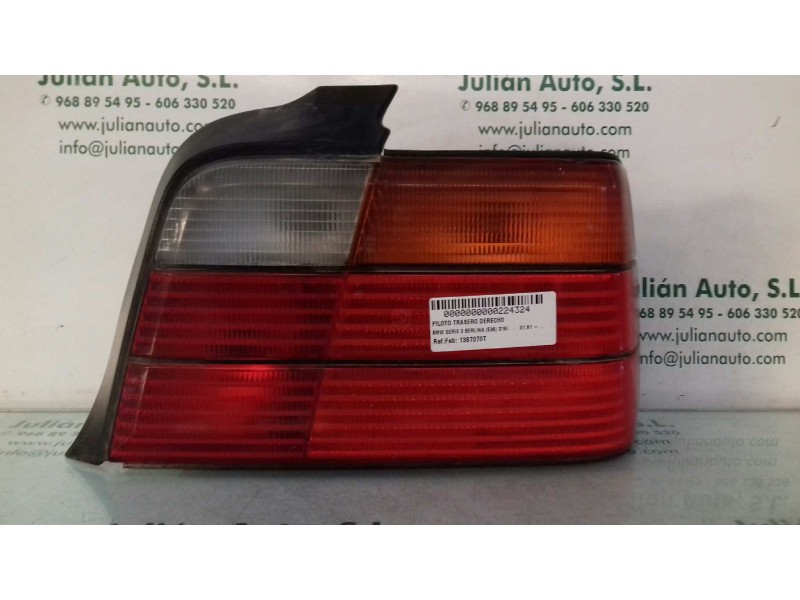 Recambio de piloto trasero derecho para bmw serie 3 berlina (e36) 316i referencia OEM IAM 1387070T  
