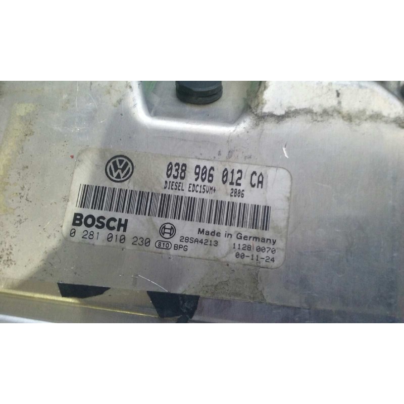 Recambio de centralita motor uce para seat toledo (1m2) select referencia OEM IAM 038906012CA 0281010230 KIT - BOSCH