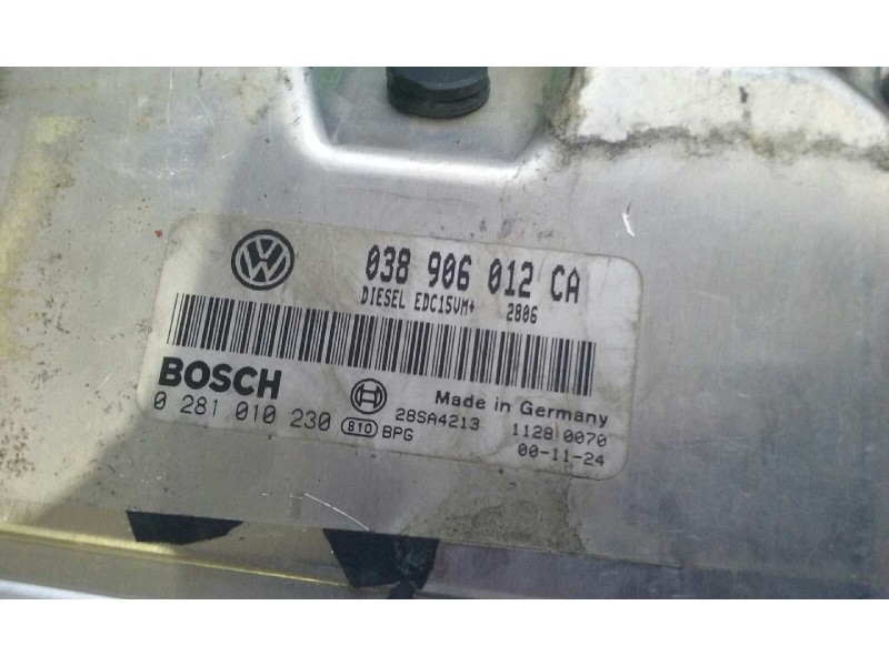 Recambio de centralita motor uce para seat toledo (1m2) select referencia OEM IAM 038906012CA 0281010230 KIT - BOSCH