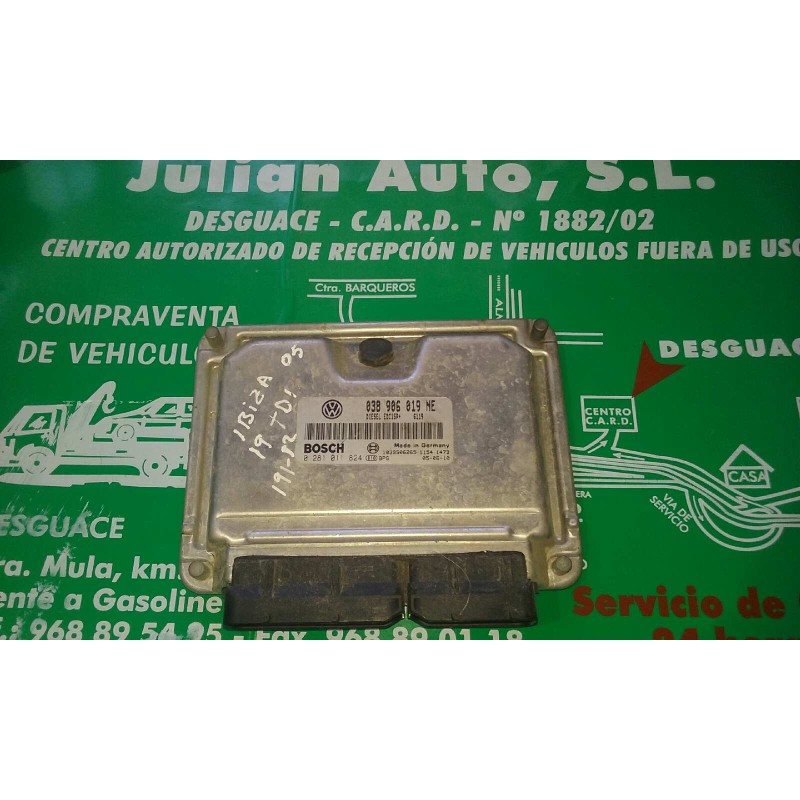 Recambio de centralita motor uce para seat ibiza (6l1) reference referencia OEM IAM 038906019NE 0281011824 KIT - BOSCH